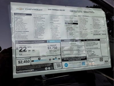 2026 Chevrolet Suburban RST
