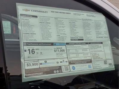 2026 Chevrolet Tahoe High Country