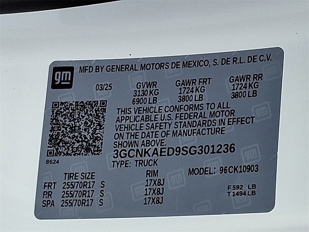 2025 Chevrolet Silverado 1500 WT