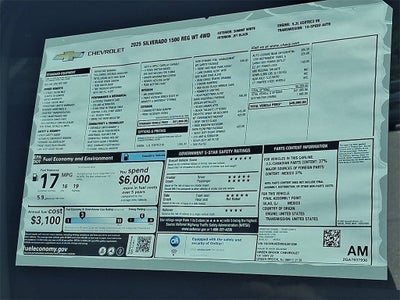 2025 Chevrolet Silverado 1500 WT