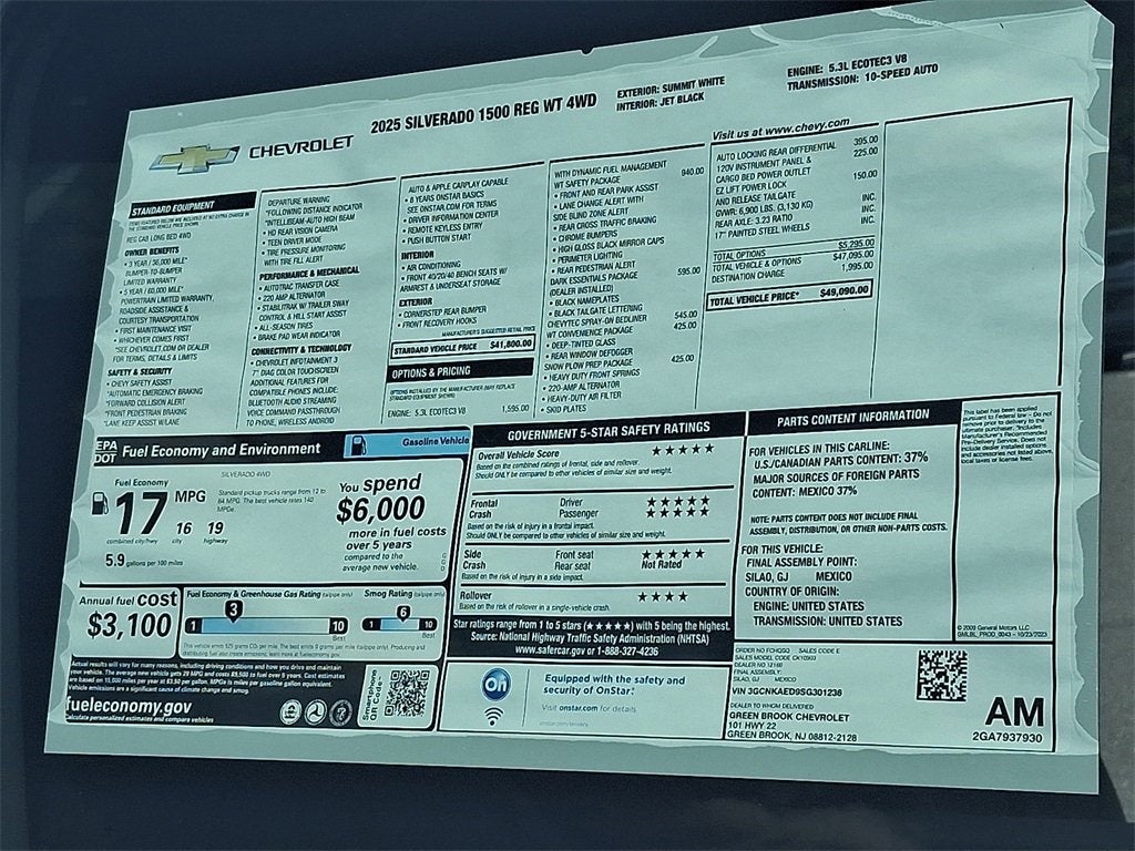 2025 Chevrolet Silverado 1500 WT